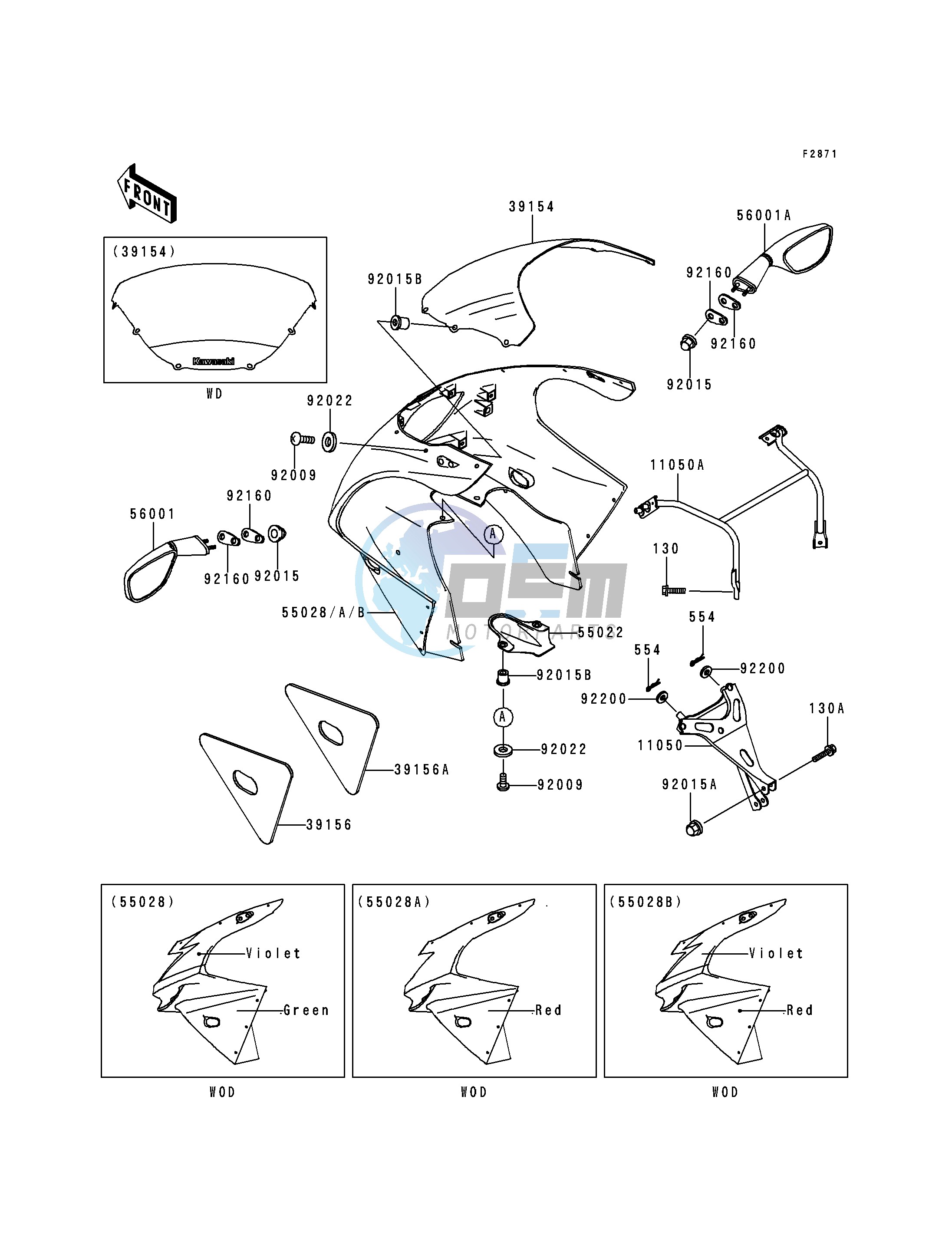 COWLING-- ZX600-G1- -