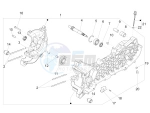 Liberty 100 4T (Vietnam) Vietnam drawing Crankcase