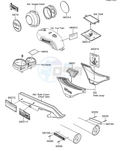 ZX 1100 A [GPZ] (A1-A2) [GPZ] drawing LABELS