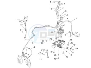 RSV4 1000 RR drawing ABS brake system