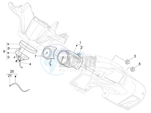 Nexus 250 e3 drawing Meter combination - Cruscotto