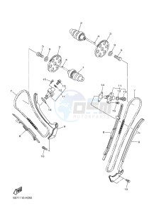 XVS950CU XV950 (2DE2) drawing CAMSHAFT & CHAIN