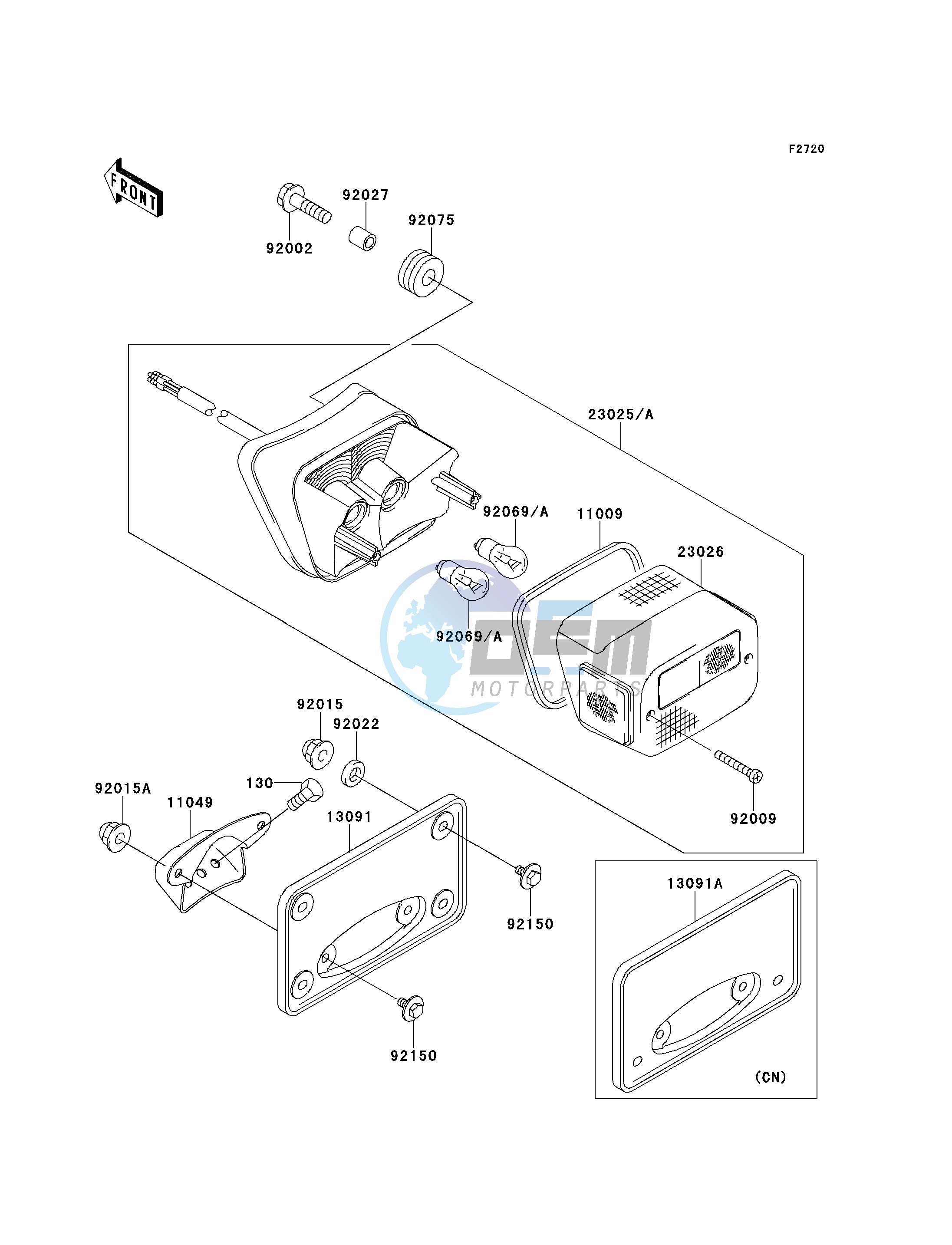 TAILLIGHT-- S- -