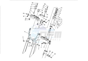 XT R 660 drawing STEERING