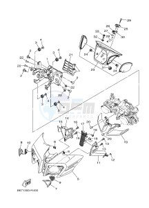 MTN-1000D MT-10 SP MT-10 SP (BW81) drawing COWLING 1