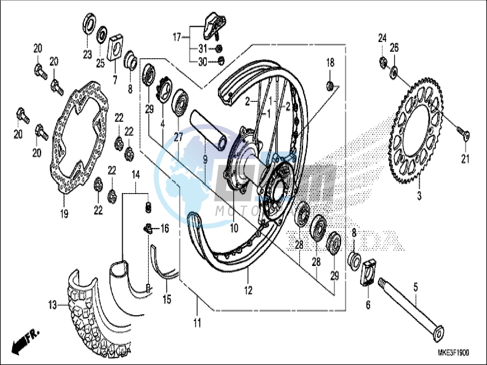 REAR WHEEL