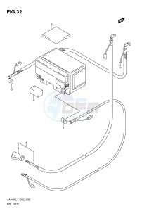 AN400 (E2) Burgman drawing BATTERY (AN400AL1 E19)