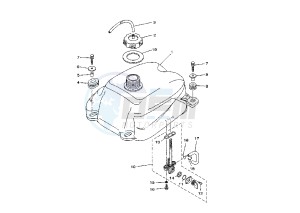 ATV 125 drawing FUEL TANK