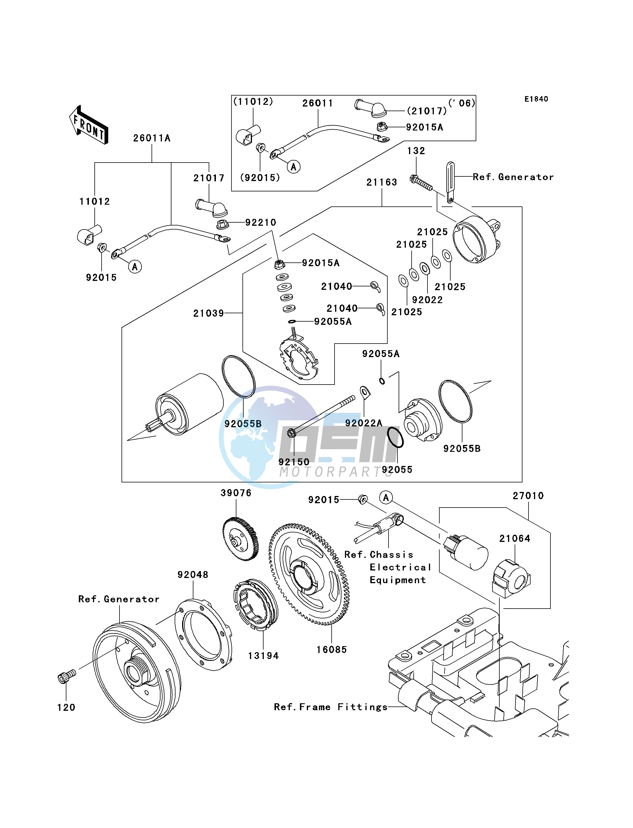 STARTER MOTOR-- G6F_G7F_G8F- -