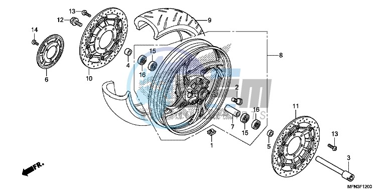 FRONT WHEEL