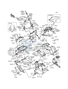 VERSYS_650 KLE650EFF XX (EU ME A(FRICA) drawing Cowling