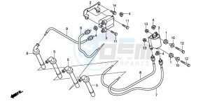 CBF1000 drawing IGNITION COIL