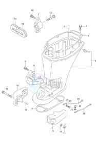 DF 9.9 drawing Driveshaft Housing