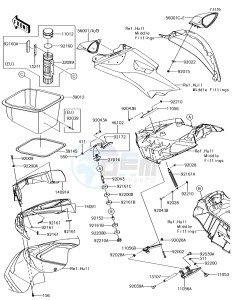 JET_SKI_ULTRA_310LX JT1500MFF EU drawing Hull Front Fittings