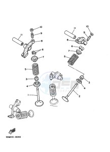 XV250 XV250M (BJP3) drawing VALVE