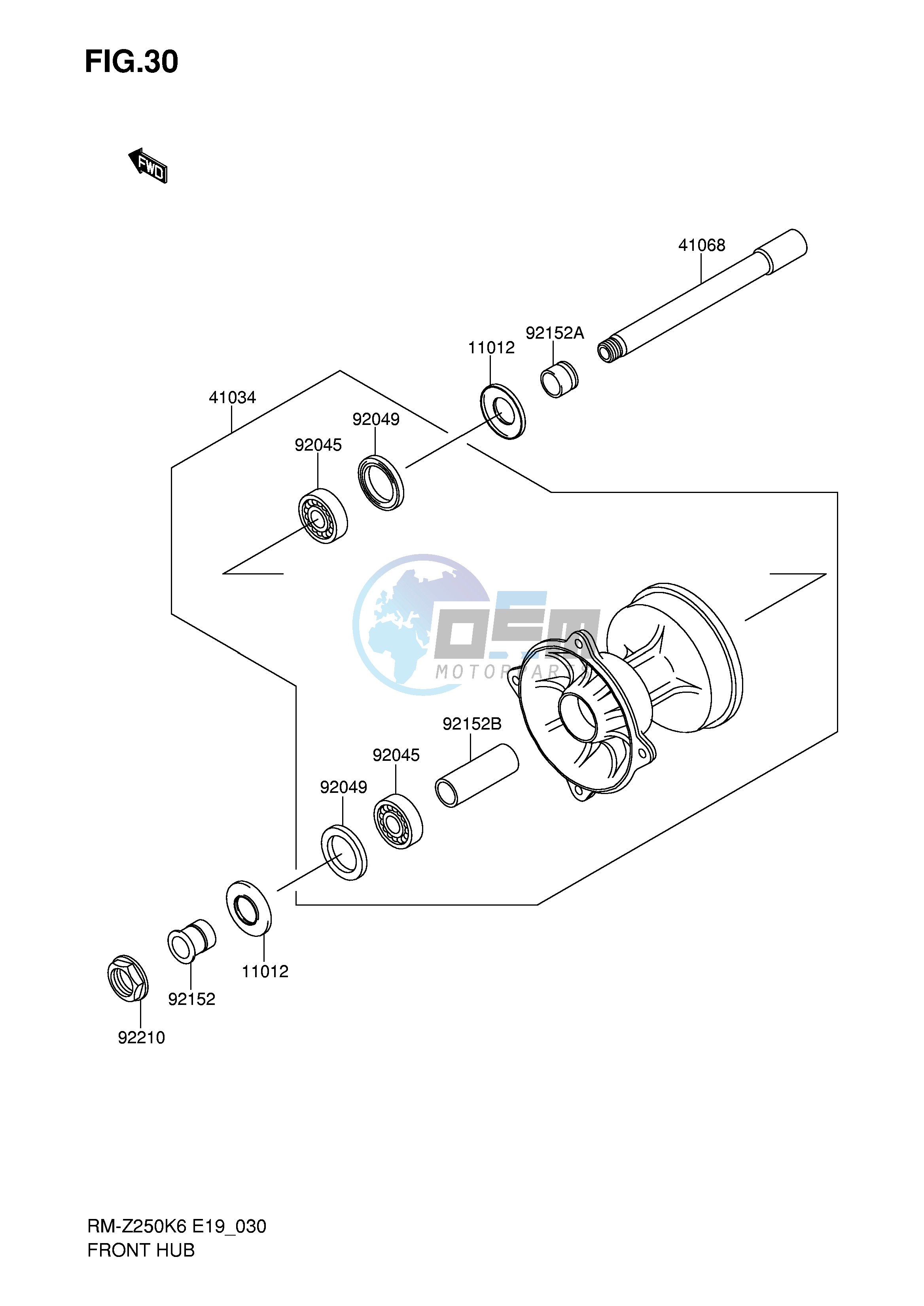 FRONT HUB