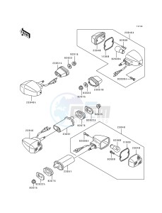 EX 500 A [EX500] (A4-A7) [EX500] drawing TURN SIGNALS