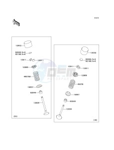 KRF 750 F [TERYX 750 4X4 NRA OUTDOORS] (F8F) C9FA drawing VALVE-- S- -