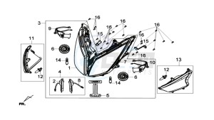 GTS 300i ABS drawing HEADLAMP CPL