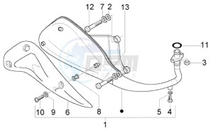 Fly 125 4t drawing Silencer