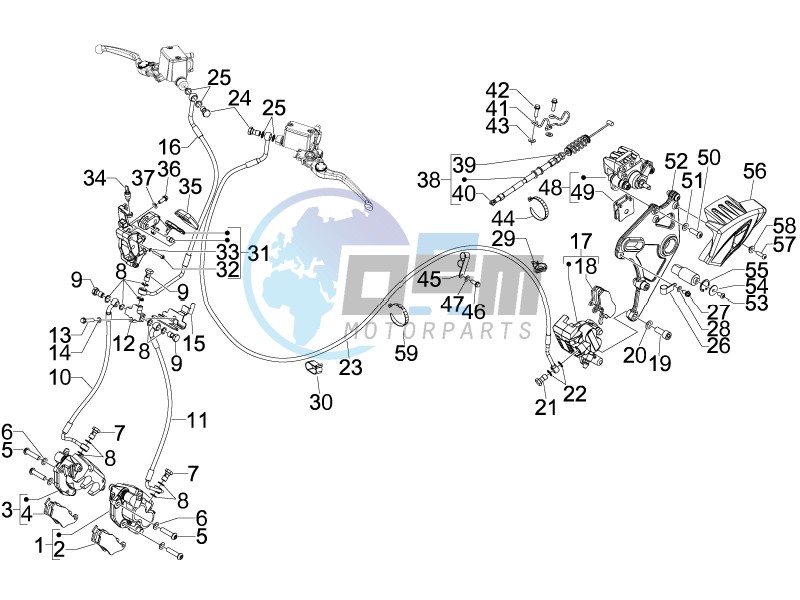 Brakes hose  - Calipers