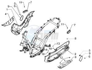 Beverly 125 RST drawing Footrest