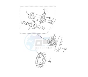 CS JOG R 50 drawing FRONT BRAKE CALIPER 4R-D1-7-D-K