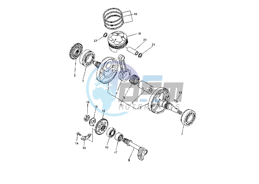 CRANKSHAFT PISTON