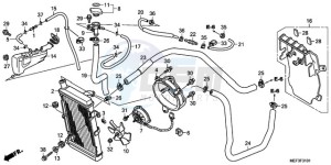 FJS400D9 Europe Direct - (ED) drawing RADIATOR (FJS400D9/FJS400 A)