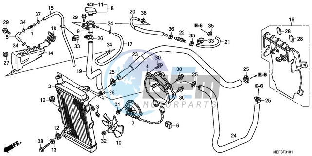 RADIATOR (FJS400D9/FJS400 A)