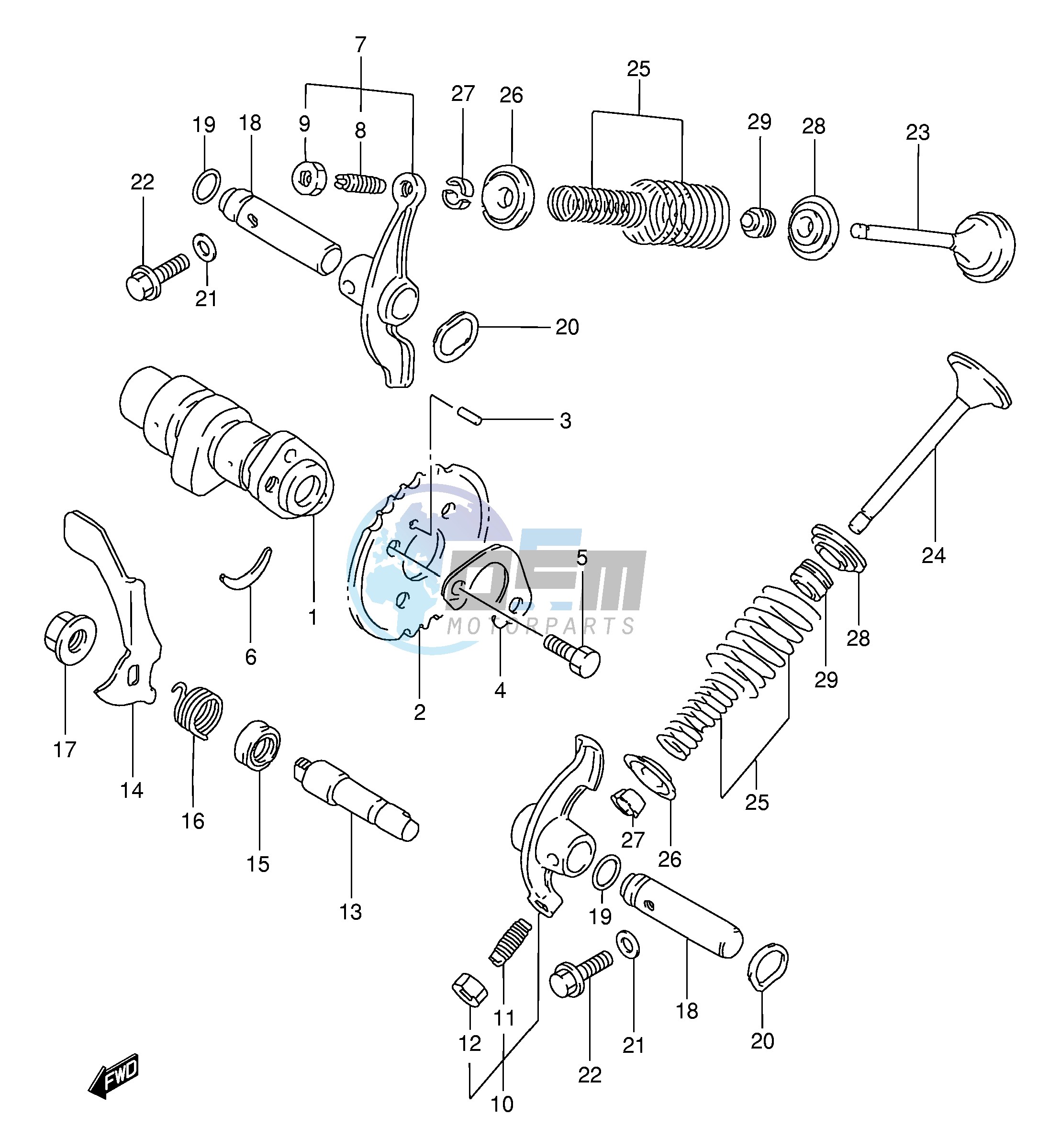 CAM SHAFT - VALVE