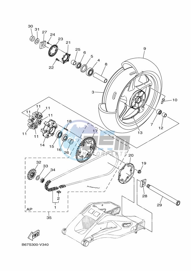 REAR WHEEL