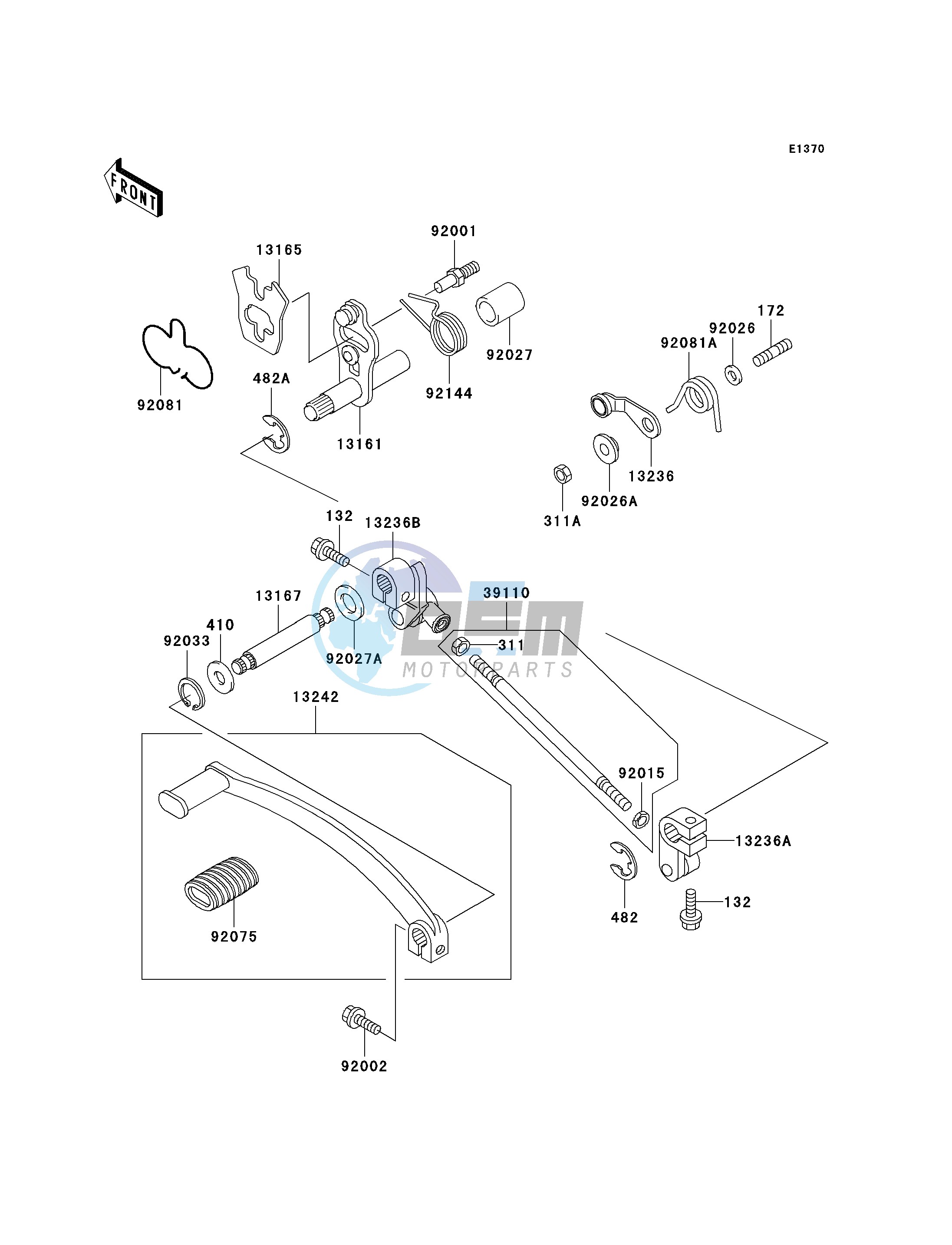 GEAR CHANGE MECHANISM