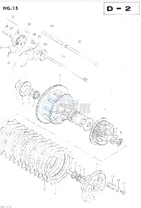 GS500E (Z-D) drawing CLUTCH