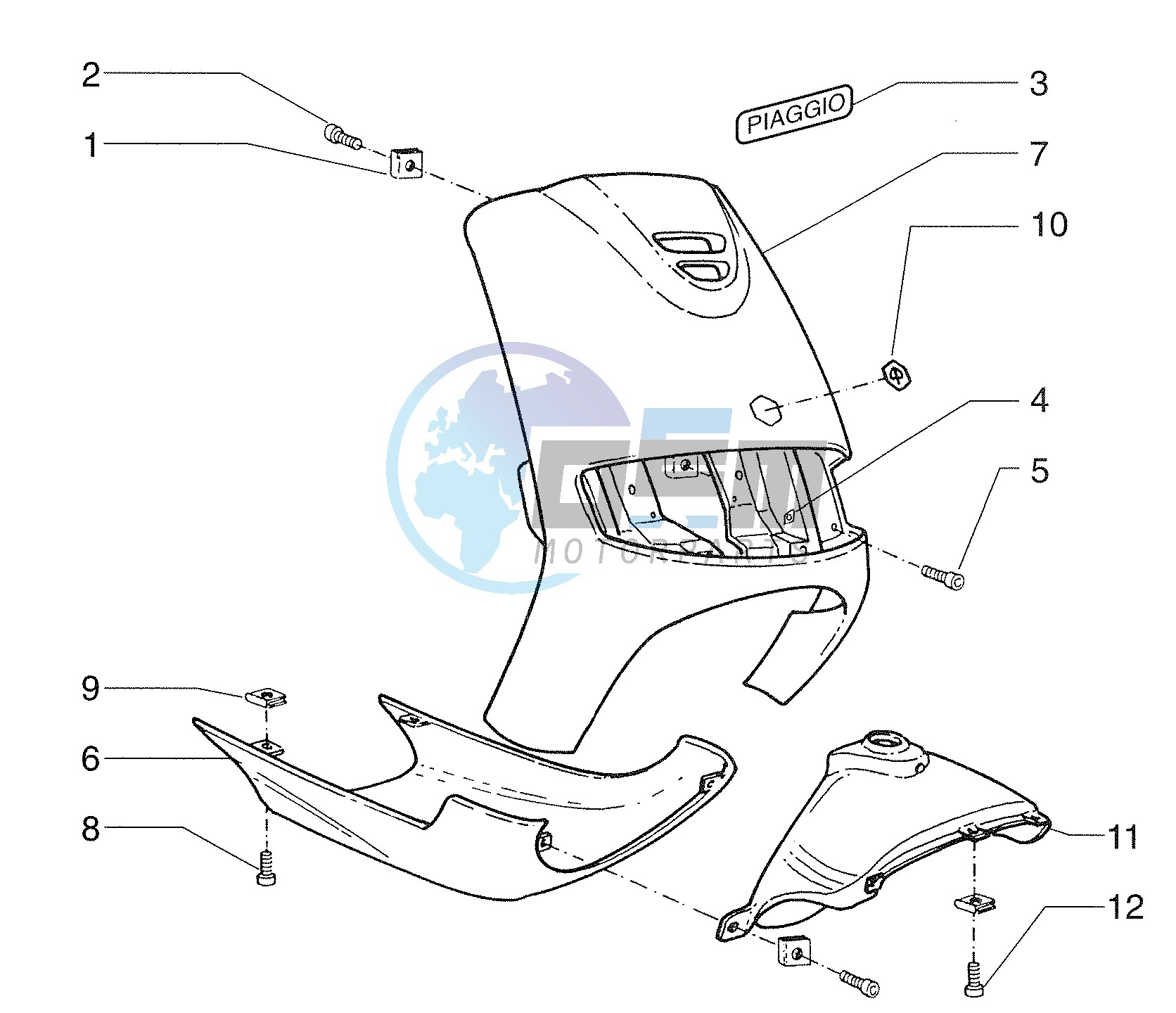 Front shield