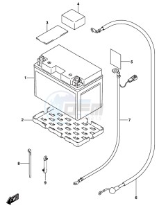 DL1000A drawing BATTERY