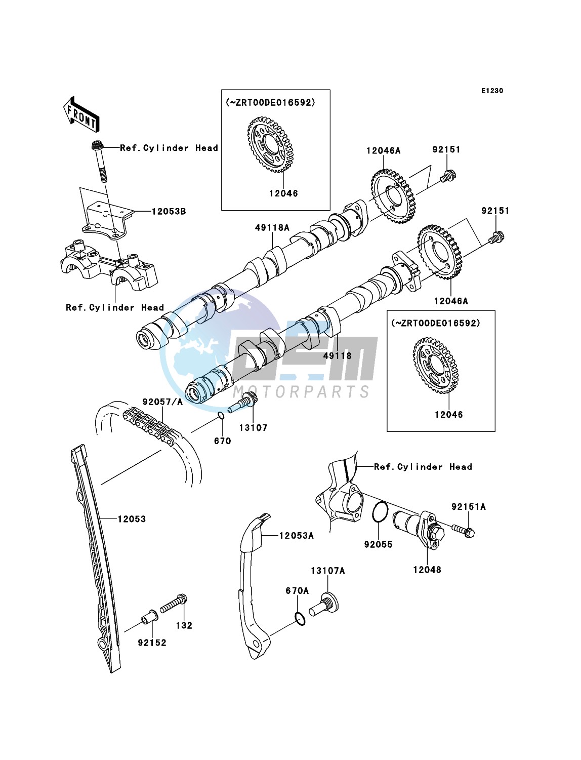 Camshaft(s)/Tensioner