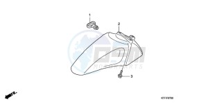 SH1259 France - (F / CMF 2F) drawing FRONT FENDER