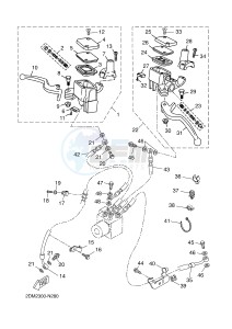 YP125RA (ABS) X-MAX 250 ABS (2DLB 2DLB 2DLB 2DLB) drawing FRONT MASTER CYLINDER