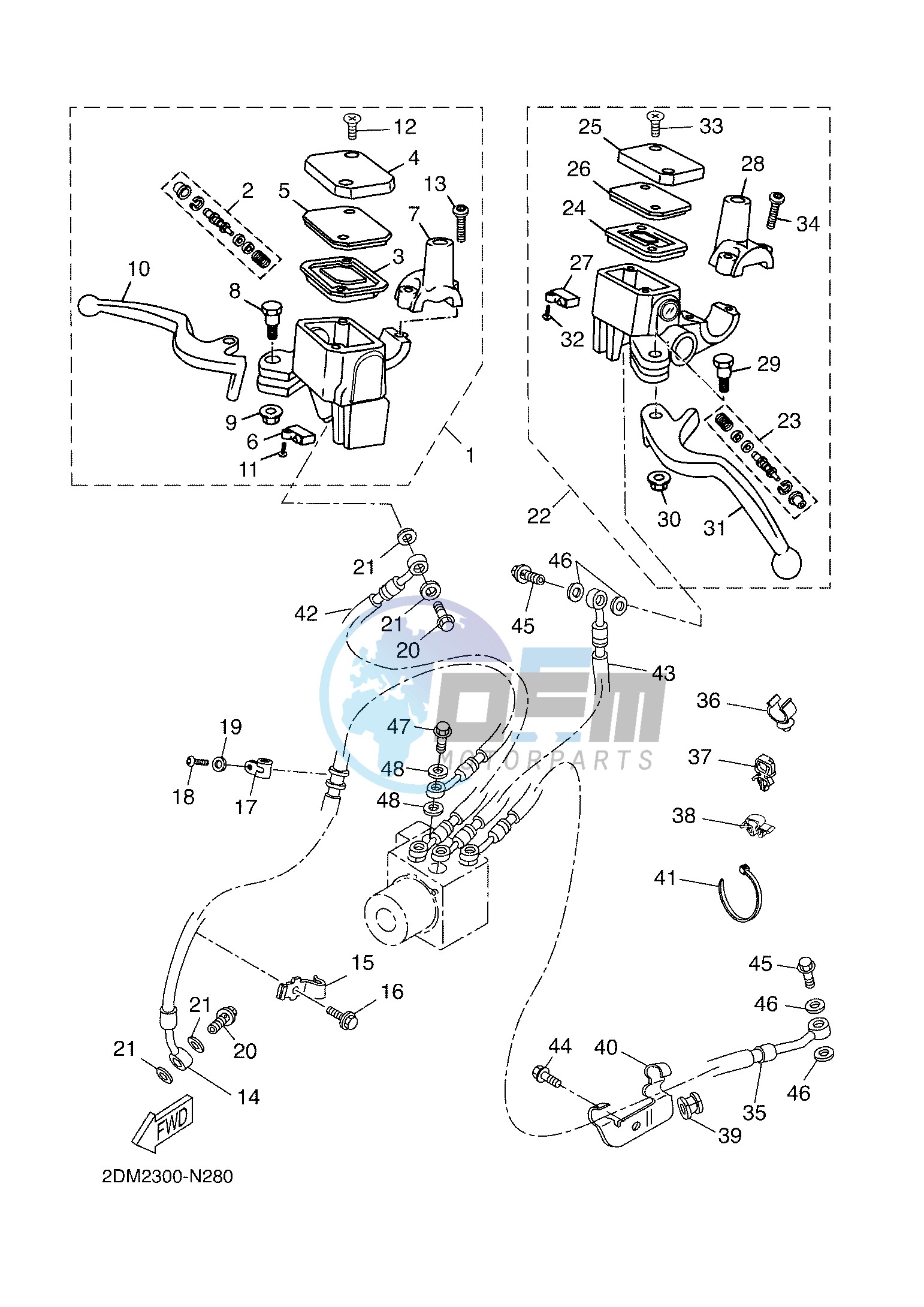 FRONT MASTER CYLINDER