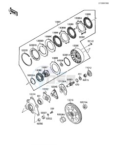 KLF 110 A [MOJAVE 110] (A1-A2) [MOJAVE 110] drawing CLUTCH