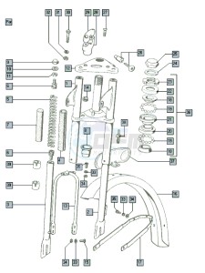 A3 50 drawing Front fork II