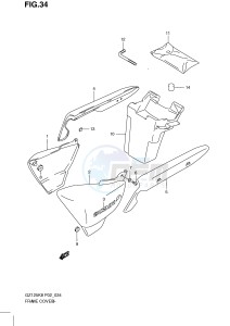 GZ125 (P02) drawing FRAME COVER