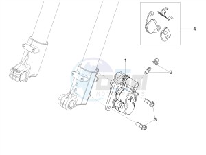 RX 50 FACTORY E4 (EMEA) drawing Front brake caliper