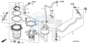 TRX420FEA Europe Direct - (ED / 2ED 4WD) drawing FUEL PUMP