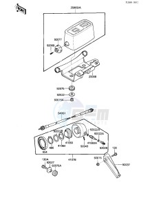 KDX 200 A [KDX200] (A1-A3) [KDX200] drawing OPTIONAL PARTS -- KDX200-A2_A3- -