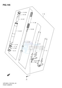 VZR1800 (E3) INTRUDER drawing FRONT DAMPER