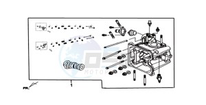 JOYMAX Z 300I ABS (L9) EU drawing CYLINDER  HEAD  ASSY