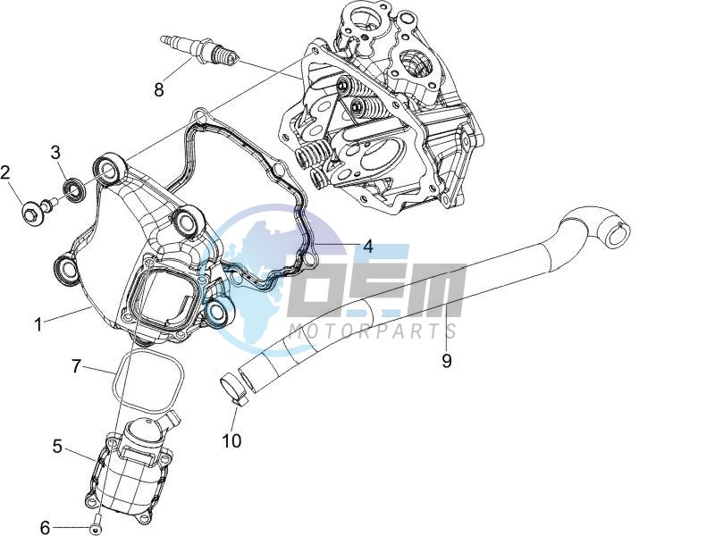 Cylinder head cover