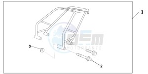 CB250 NIGHTHAWK drawing CARRIER RR